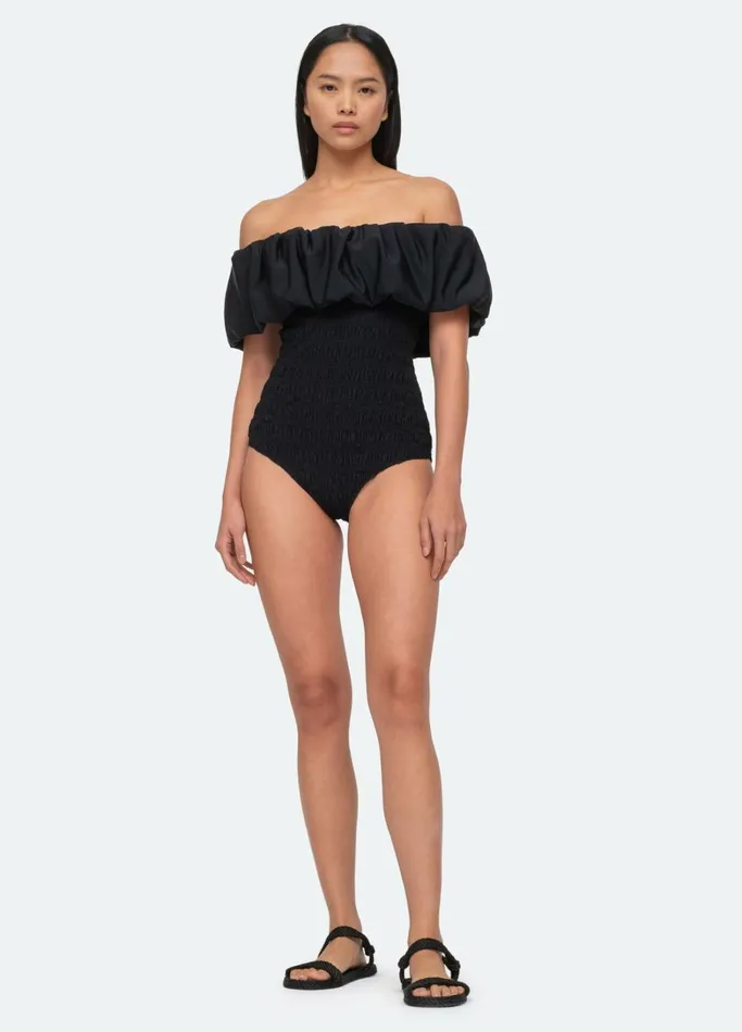 Swimwear Women Sea New York Sophie One Piece Black