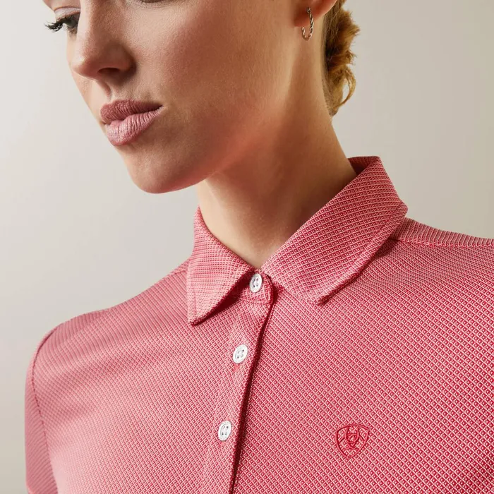 Talent Polo Flag Red Women Ariat TShirts and Tops Talent Polo Flag Red Women Ariat TShirts and Tops