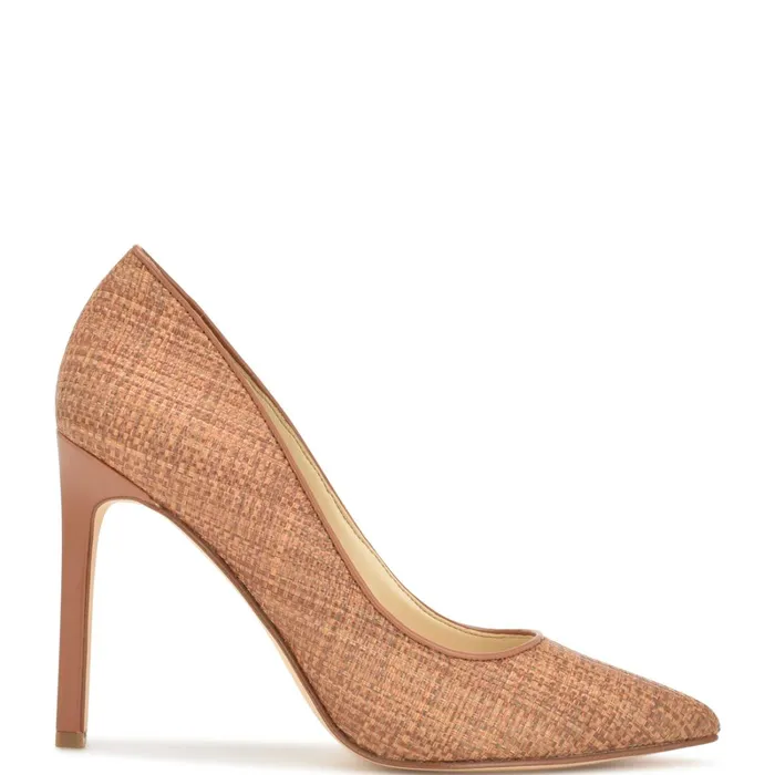Tatiana Pointy Toe Pumps Brown Women Nine West Pumps