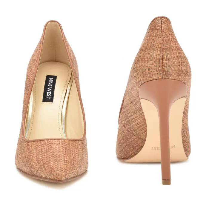 Tatiana Pointy Toe Pumps Brown Women Nine West Pumps Tatiana Pointy Toe Pumps Brown Women Nine West Pumps