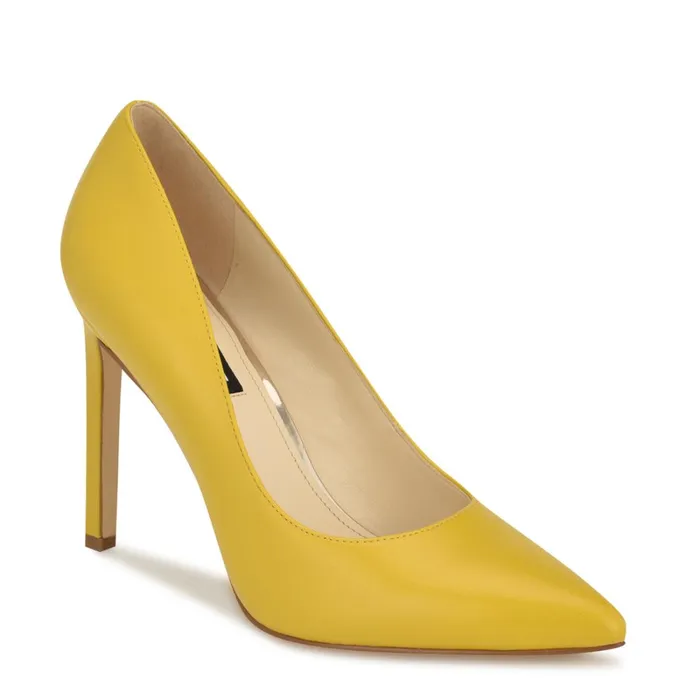 Tatiana Pointy Toe Pumps Yellow Women Nine West Pumps Tatiana Pointy Toe Pumps Yellow Women Nine West Pumps