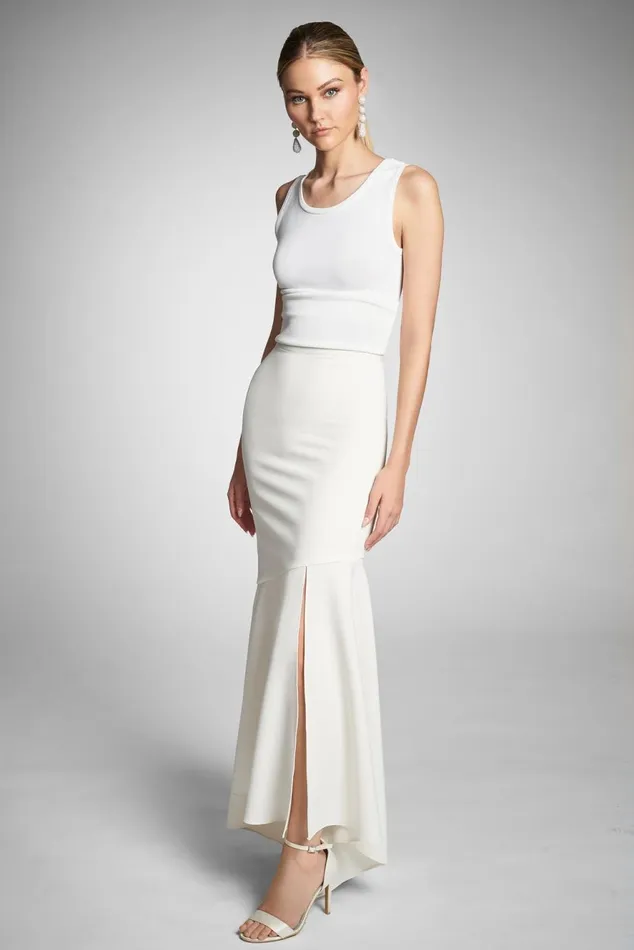 Tatianna Skirt 8211 Ivory Women Sachin and Babi Skirts Tatianna Skirt 8211 Ivory Women Sachin and Babi Skirts