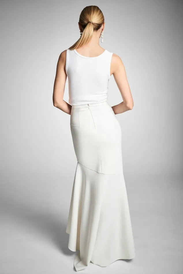 Tatianna Skirt 8211 Ivory Women Sachin and Babi Skirts Tatianna Skirt 8211 Ivory Women Sachin and Babi Skirts