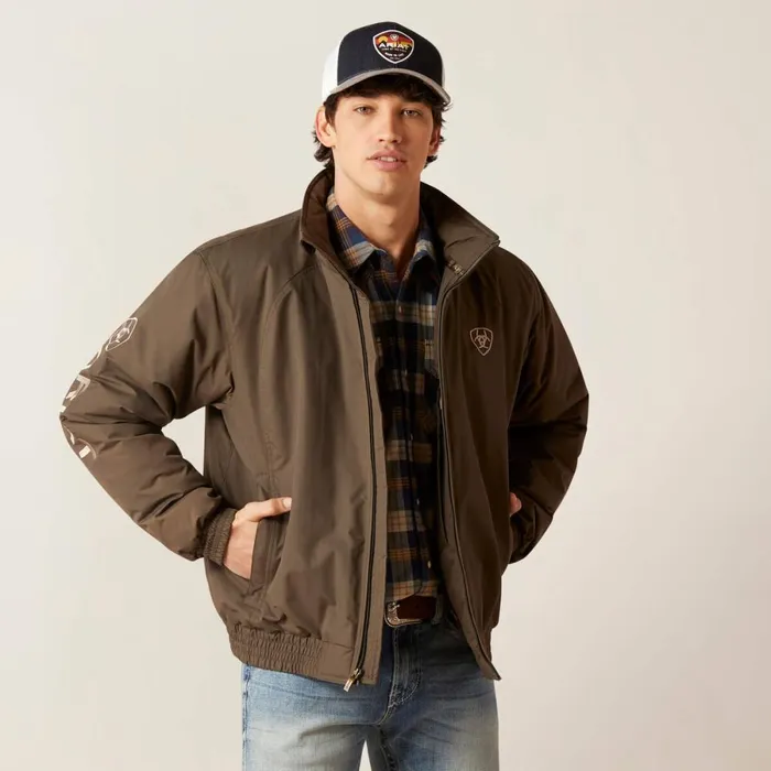 Team Insulated Jacket Banyan Bark Men Ariat Jackets and Vests