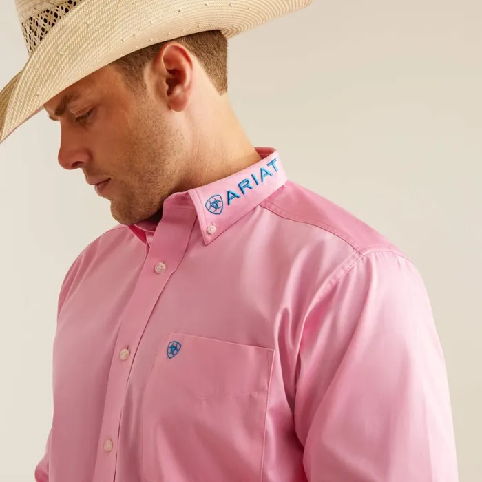 Team Logo Twill Classic Fit Shirt Pinkdirectoire Blue Men Ariat Button Down Shirts Team Logo Twill Classic Fit Shirt Pinkdirectoire Blue Men Ariat Button Down Shirts