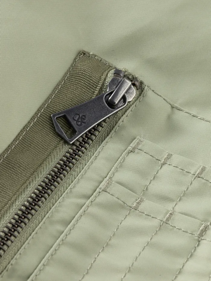 TECHNICAL NYLON BOMBER Sage Women Scotch and Soda Jackets and Coats