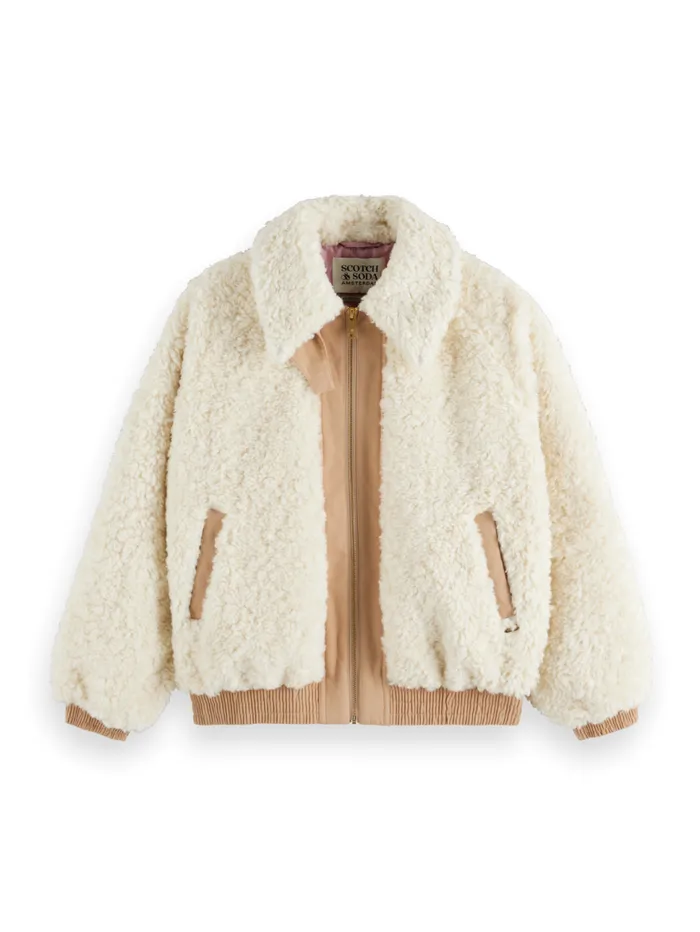 TEDDY BOMBER Soft Ice Women Scotch and Soda Jackets and Coats