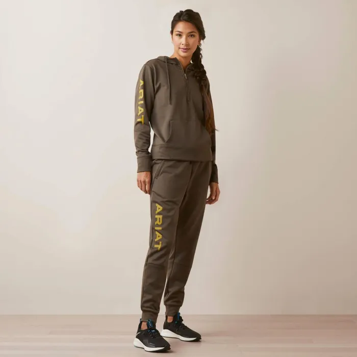 Tek Hoodie 12 Zip Hoodie Canteen Women Ariat Sweatshirts and Hoodies Tek Hoodie 12 Zip Hoodie Canteen Women Ariat Sweatshirts and Hoodies
