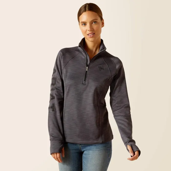 Tek Team 12 Zip Sweatshirt Ebony Women Ariat Sweatshirts and Hoodies