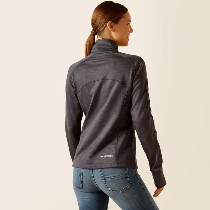 Tek Team 12 Zip Sweatshirt Ebony Women Ariat Sweatshirts and Hoodies