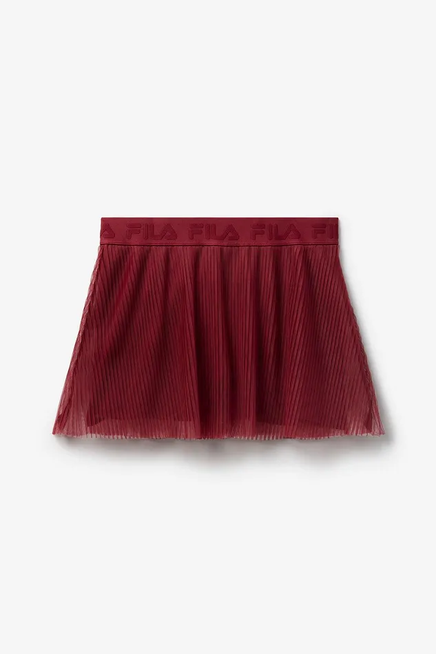 Tennis Women Fila Illusion Skort 600 Cabernet
