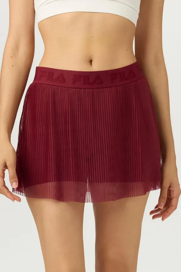 Tennis Women Fila Illusion Skort 600 Cabernet Tennis Women Fila Illusion Skort 600 Cabernet