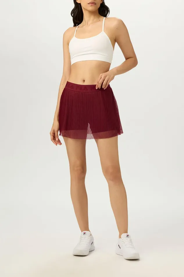 Tennis Women Fila Illusion Skort 600 Cabernet Tennis Women Fila Illusion Skort 600 Cabernet