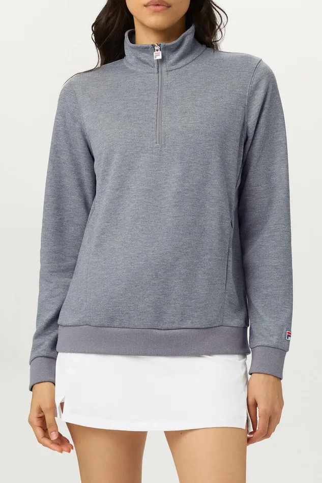 Tennis Women Fila Long Sleeve 14 Zip Tennis Women Fila Long Sleeve 14 Zip