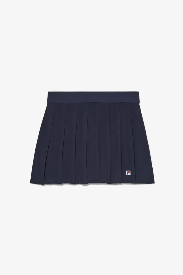 Tennis Women Fila Tennis Essentials Woven Pleated Skort 412 Fila Navy