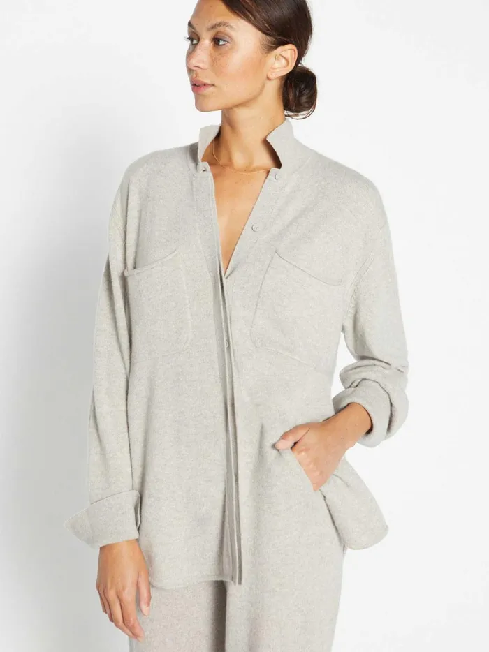 The Andre Luxe Cashmere Set Light Chia Melange Women Brochu Walker Loungewear