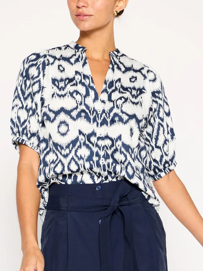 The Asteria Printed Blouse Liana Print Combo Women Brochu Walker Tops