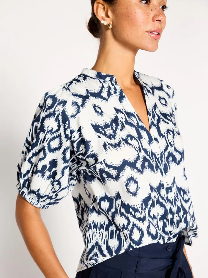 The Asteria Printed Blouse Liana Print Combo Women Brochu Walker Tops