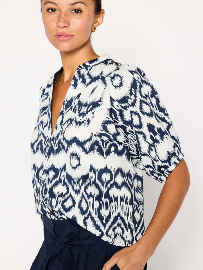 The Asteria Printed Blouse Liana Print Combo Women Brochu Walker Tops
