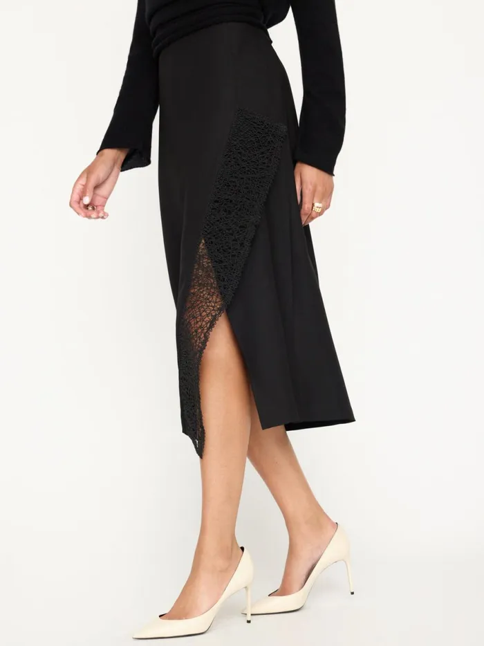 The Camille Skirt Black Onyx Women Brochu Walker Bottoms