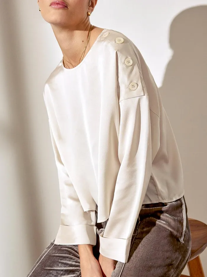 The Dallas Blouse Dust Women Brochu Walker Tops