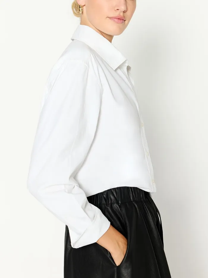 The Everyday Shirt Salt White Women Brochu Walker Tops