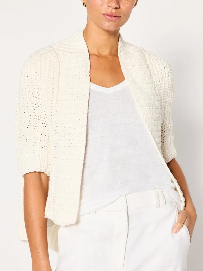 The Fida Shrug Salt White Women Brochu Walker Cardigans