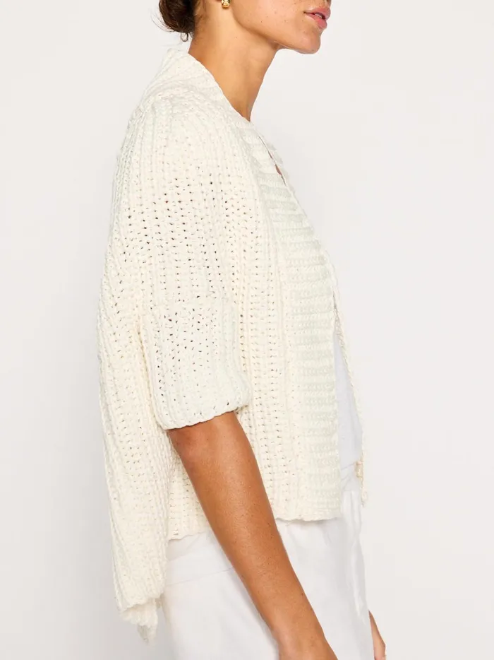 The Fida Shrug Salt White Women Brochu Walker Cardigans