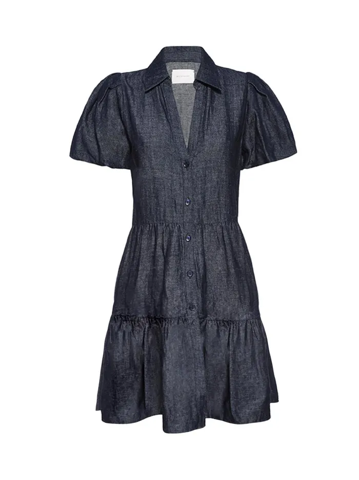The Havana Mini Indigo Dress Indigo Women Brochu Walker Dresses