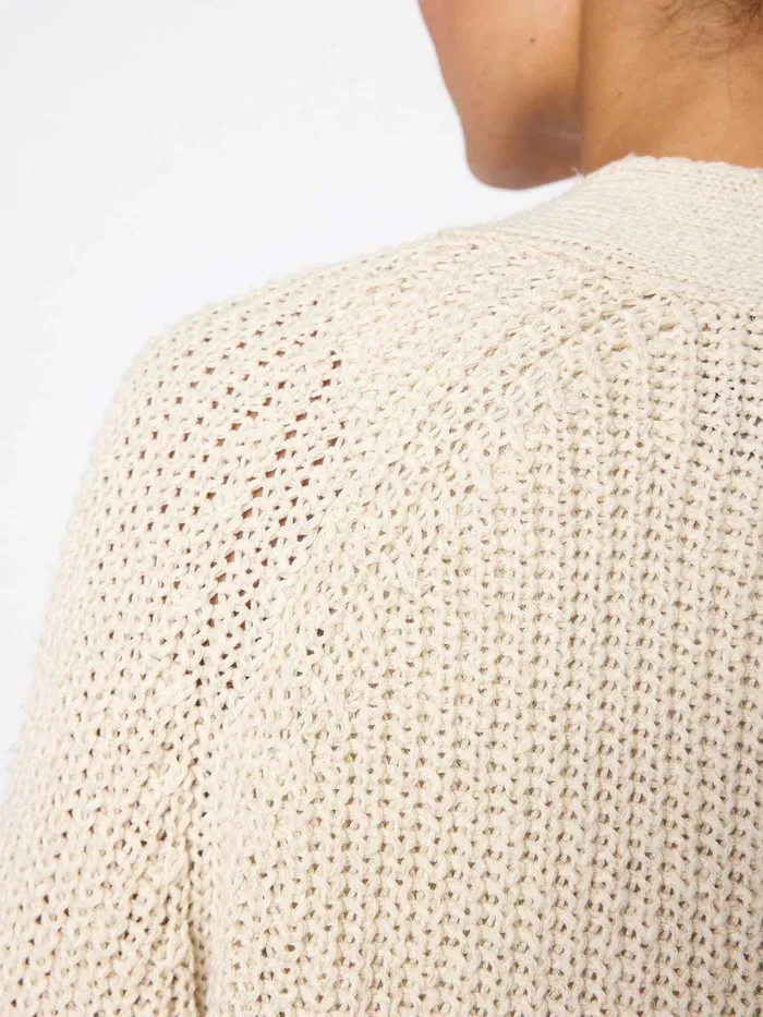 The Jen Cardigan Ecru Women Brochu Walker Sweaters