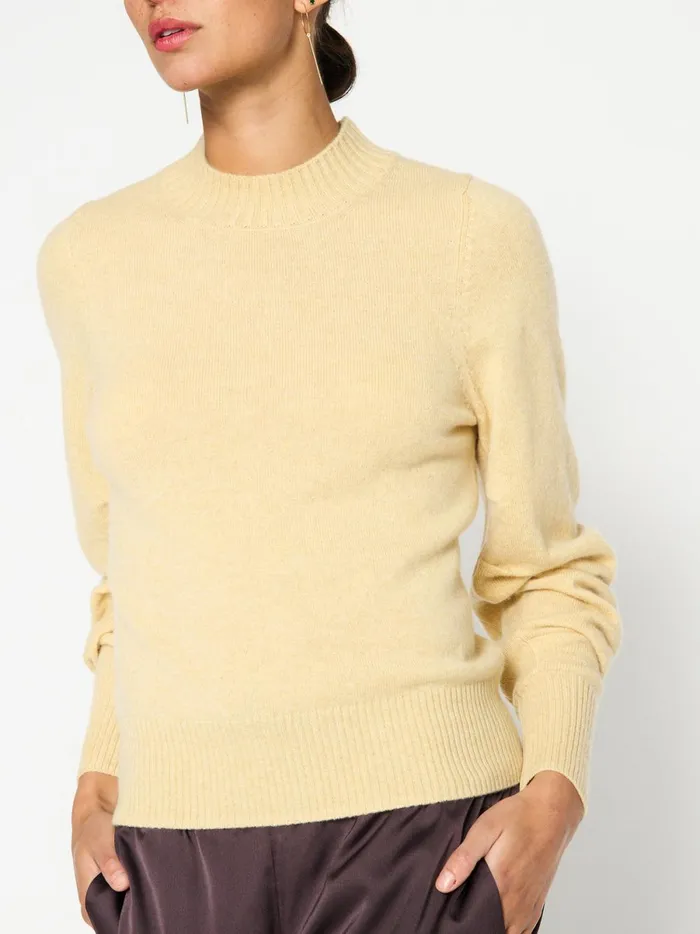 The Norde Cashmere Sweater Brulee Melange Women Brochu Walker Sweaters