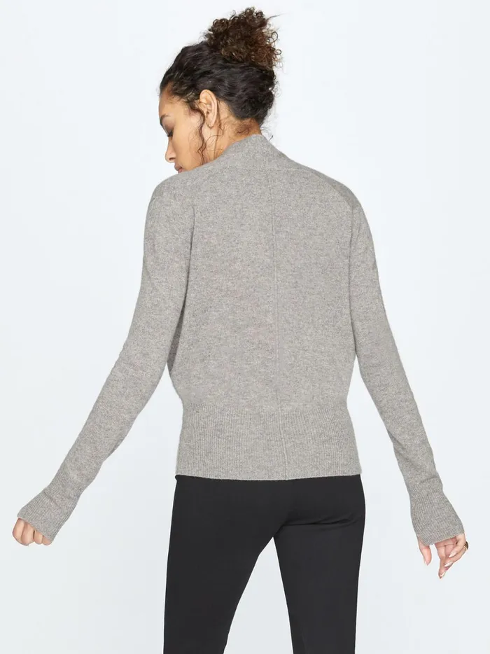 The Phinneas Wrap Otter Melange Women Brochu Walker 100 Cashmere