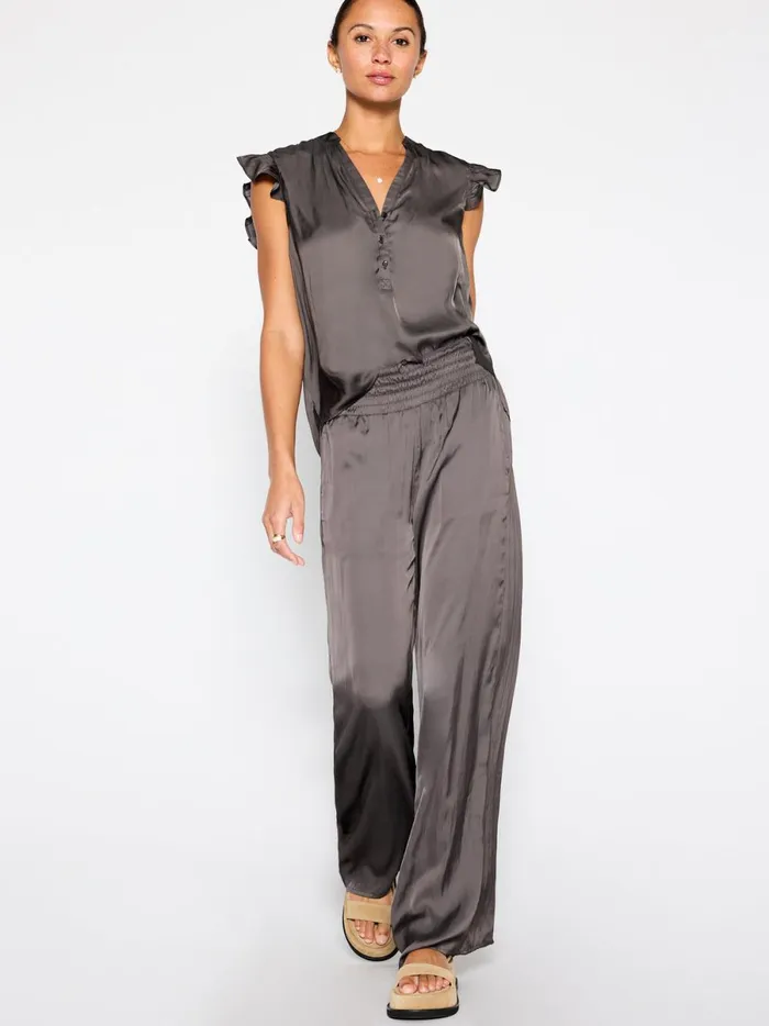 The Romare Sleeveless Top Brownstone Women Brochu Walker Tops