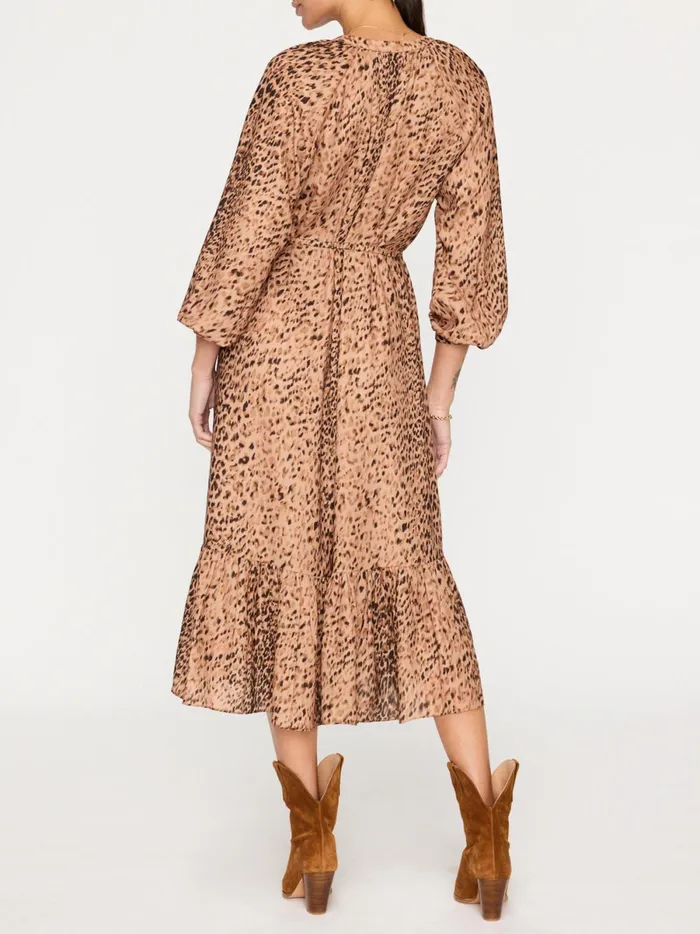 The Sarai Printed Dress Leopard Combo Women Brochu Walker Dresses