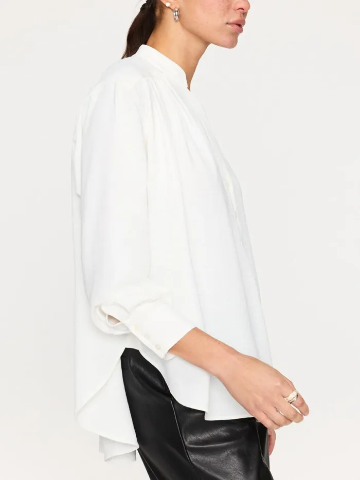 The Soro Blouse Salt White Women Brochu Walker Tops