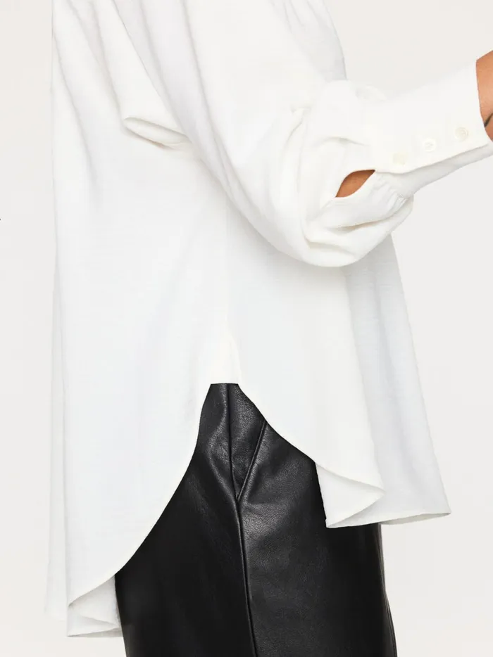 The Soro Blouse Salt White Women Brochu Walker Tops