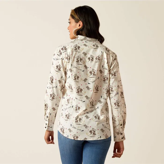 Thrills N Spills Shirt Thrilling Print Women Ariat TShirts and Tops Thrills N Spills Shirt Thrilling Print Women Ariat TShirts and Tops