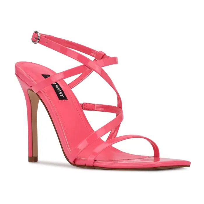 Tilas Heeled Sandals Miami Pink Women Nine West High Heels Tilas Heeled Sandals Miami Pink Women Nine West High Heels