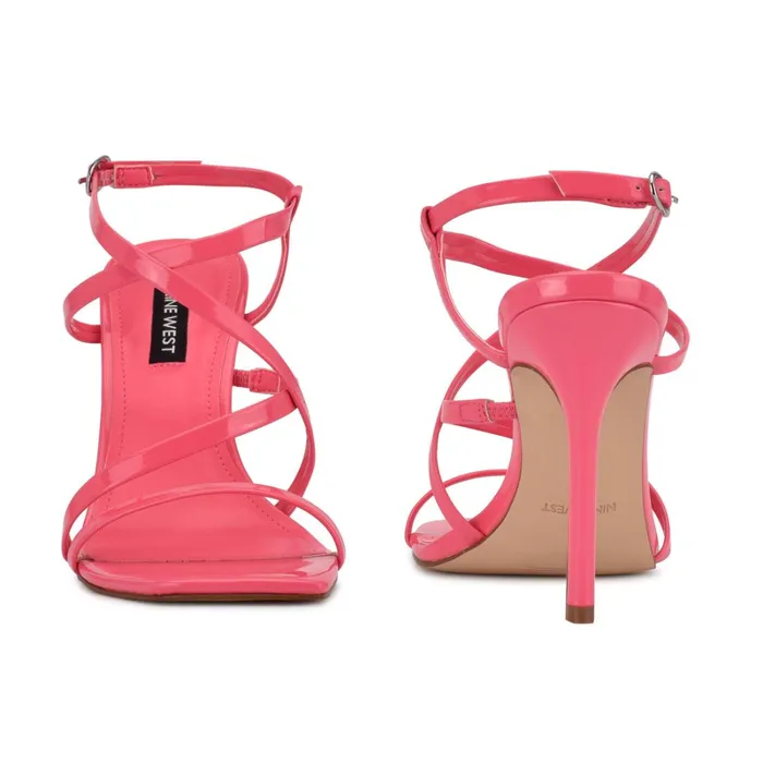 Tilas Heeled Sandals Miami Pink Women Nine West High Heels Tilas Heeled Sandals Miami Pink Women Nine West High Heels
