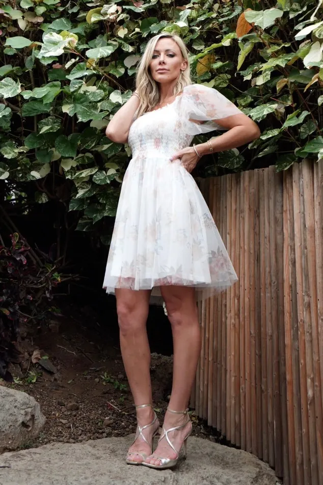 Tivoli Tulle Short Dress White Multi Women Baltic Born Bridal Tivoli Tulle Short Dress White Multi Women Baltic Born Bridal