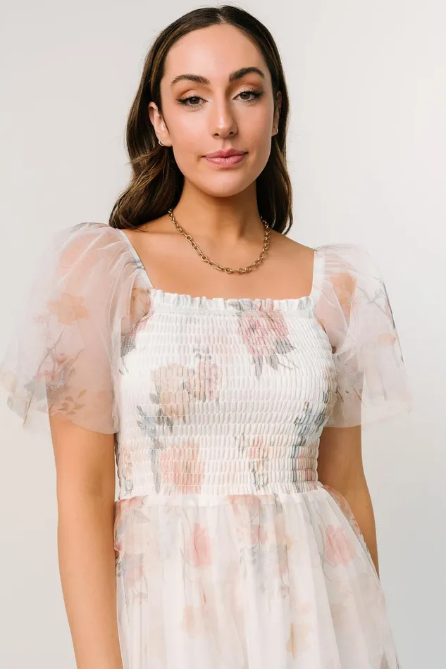 Tivoli Tulle Short Dress White Multi Women Baltic Born Bridal Tivoli Tulle Short Dress White Multi Women Baltic Born Bridal