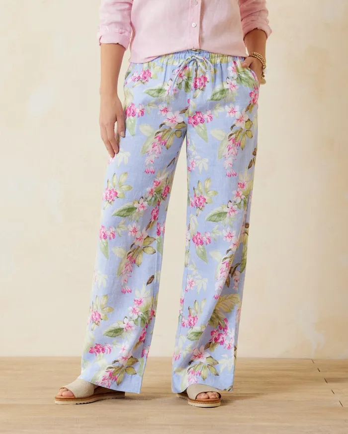 Tommy Bahama Alicia IslandZone Cropped Easy Pants Tea Leaf Women Pants and Crops Tommy Bahama Alicia IslandZone Cropped Easy Pants Tea Leaf Women Pants and Crops