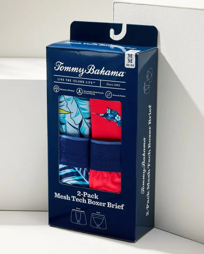 Tommy Bahama Aloha Print Tech Boxer Briefs 8211 2Pack Clarete MenBig and Tall Loungewear and Pajamas Tommy Bahama Aloha Print Tech Boxer Briefs 8211 2Pack Clarete MenBig and Tall Loungewear and Pajamas