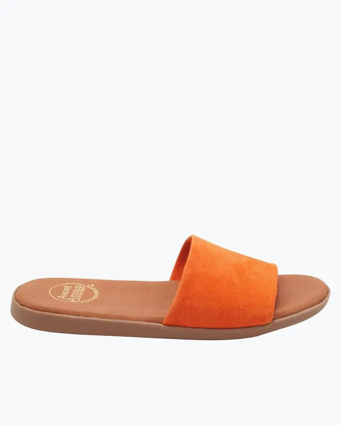 Tommy Bahama Andr Assous Paloma Suede Featherweights Sandals Blue Women Shoes and Sandals