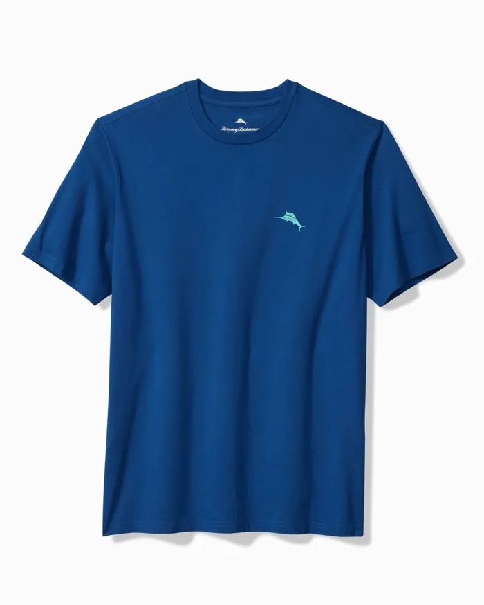 Tommy Bahama Big and Tall High Tide Hangout LongSleeve Lux TShirt Dark Blue Muse Big and Tall TShirts Tommy Bahama Big and Tall High Tide Hangout LongSleeve Lux TShirt Dark Blue Muse Big and Tall TShirts