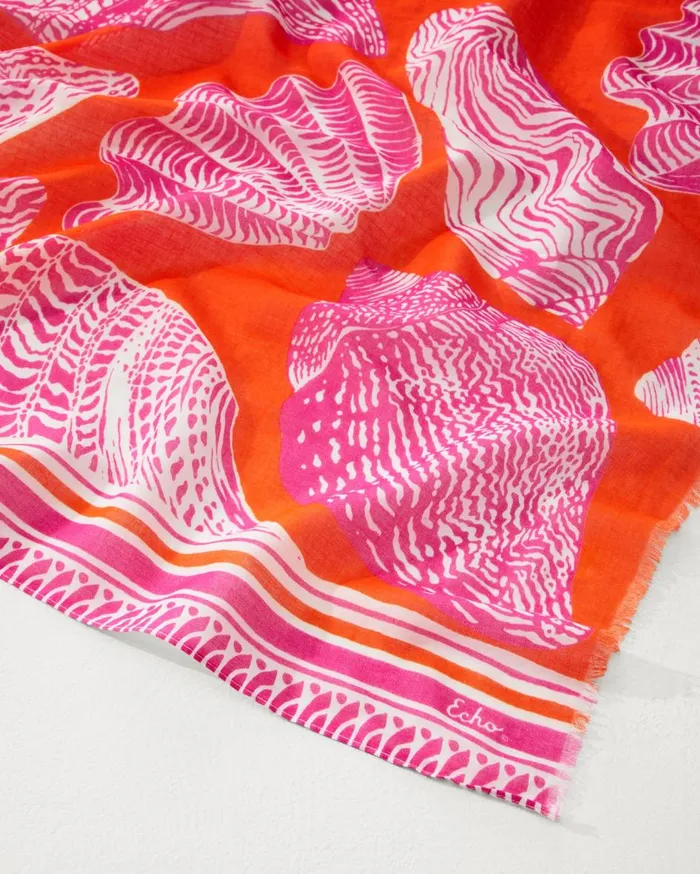 Tommy Bahama Big Shell Pareo Hibiscus Women Coverups