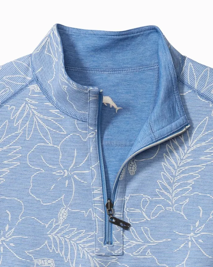 Tommy Bahama Coasta Beach Reversible HalfZip Sweatshirt Palace Blue Hthr Men Sweatshirts Tommy Bahama Coasta Beach Reversible HalfZip Sweatshirt Palace Blue Hthr Men Sweatshirts