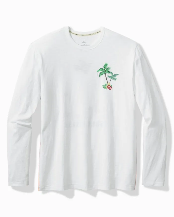 Tommy Bahama Coastal Comforts LongSleeve Lux TShirt White Men TShirts Tommy Bahama Coastal Comforts LongSleeve Lux TShirt White Men TShirts