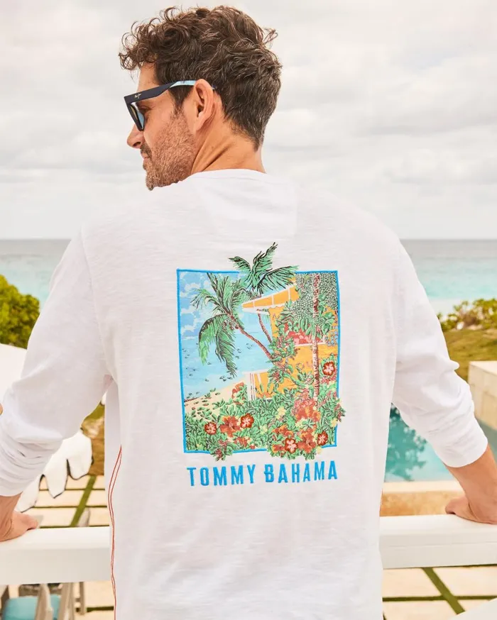Tommy Bahama Coastal Comforts LongSleeve Lux TShirt White Men TShirts Tommy Bahama Coastal Comforts LongSleeve Lux TShirt White Men TShirts