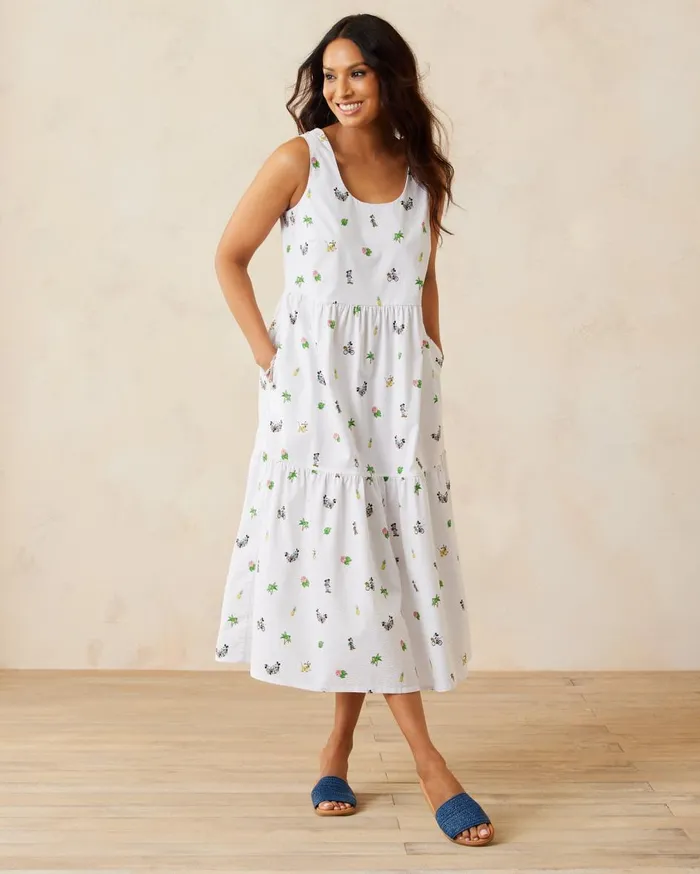 Tommy Bahama Disney Nova Wave Beach Cruiser Midi Dress White Women Dresses Tommy Bahama Disney Nova Wave Beach Cruiser Midi Dress White Women Dresses